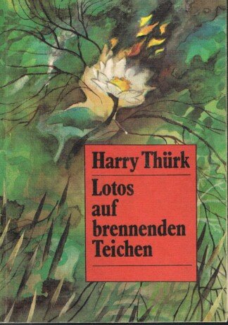 Lotos auf brennenden Teichen