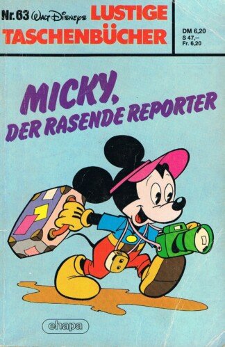 Lustige Taschenbücher - LTB - Nr: 63 - Micky, der rasende Reporter