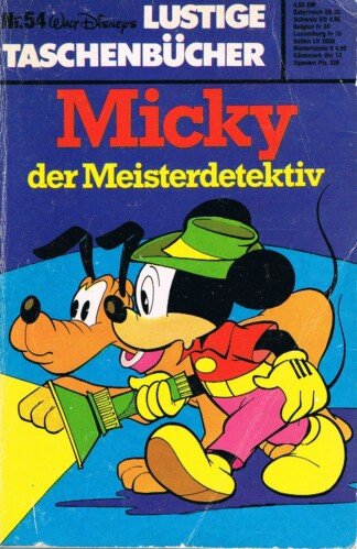 Lustige Taschenbücher - LTB - Nr: 54 - Micky der Meisterdetektiv