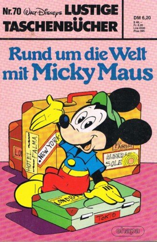 Lustige Taschenbücher - LTB - Nr: 70 - Rund um die Welt mit Micky Maus