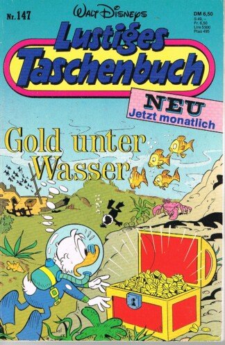 Lustiges Taschenbuch - LTB - Nr: 147 - Gold unter Wasser