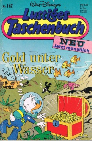 Lustiges Taschenbuch - LTB - Nr: 147 - Gold unter Wasser