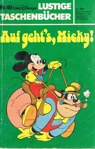 Lustige Taschenbücher - LTB - Nr: 40 - Auf gehts Micky!