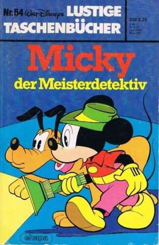 Lustige Taschenbücher - LTB - Nr: 54 - Micky der Meisterdetektiv