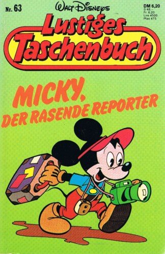 Lustige Taschenbücher - LTB - Nr. 63 - Micky, der rasende Reporter - Lustiges Taschenbuch