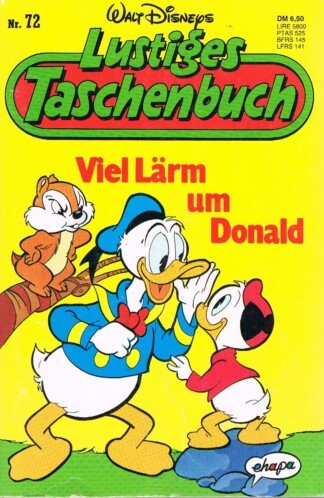 Lustige Taschenbücher - LTB - Nr: 72 - Viel Lärm um Donald - Lustiges Taschenbuch