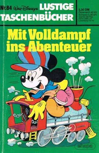 Lustige Taschenbücher - LTB - Nr: 84 - Mit Volldampf ins Abenteuer