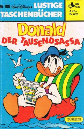 Lustige Taschenbücher - LTB - Nr: 106 - Donald der Tausendsassa