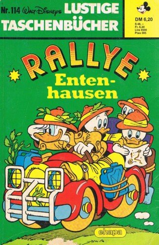 Lustige Taschenbücher - LTB - Nr: 114 - Rallye Entenhausen