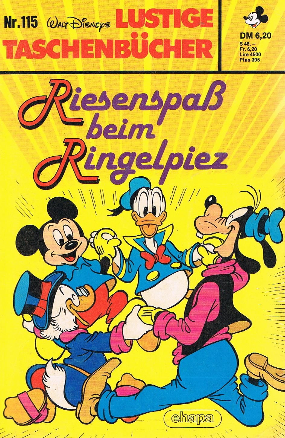 Lustige Taschenbücher - LTB - Nr: 115 - Riesenspaß beim Ringelpiez