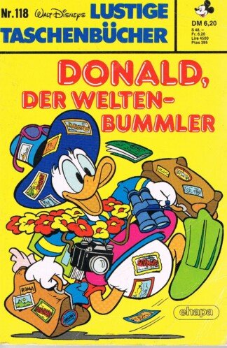 Lustige Taschenbücher - LTB - Nr. 118 - Donald, der Weltenbummler