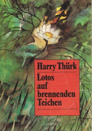 Lotos auf brennenden Teichen