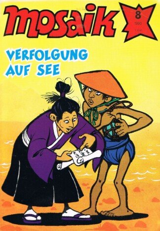 Mosaik Nr. 8 / 1990 - Verfolgung auf See (Abrafaxe)