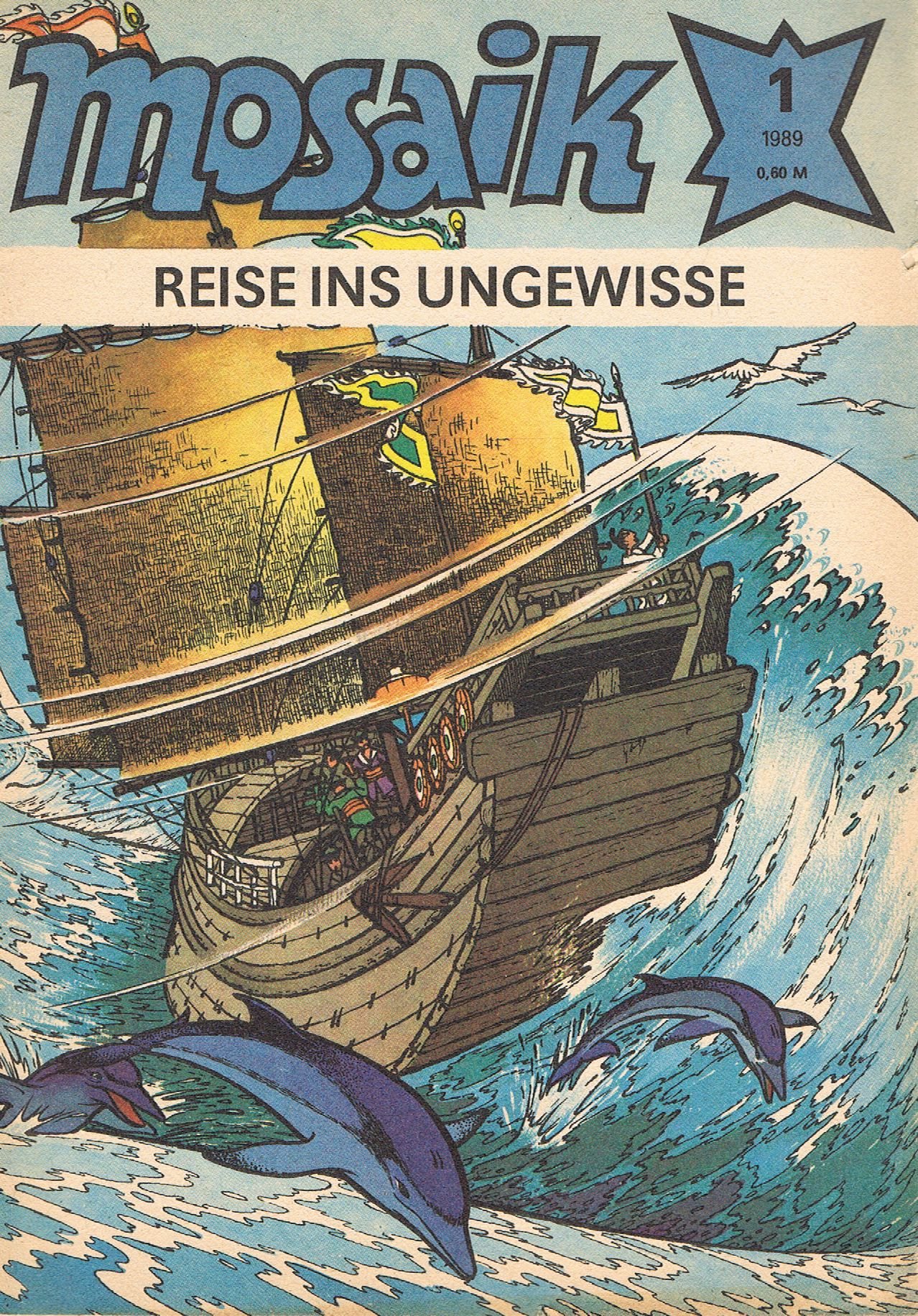 Mosaik Abrafaxe - Reise ins Ungewisse (Heft 1/1989)