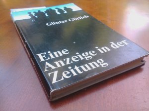 Eine Anzeige in der Zeitung