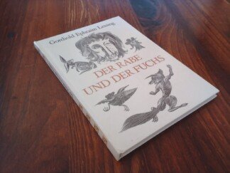Der Rabe und der Fuchs. 33 Fabeln. - Die kleinen Trompeterbücher Band 147 - Illustrationen von Wolfgang Würfel.