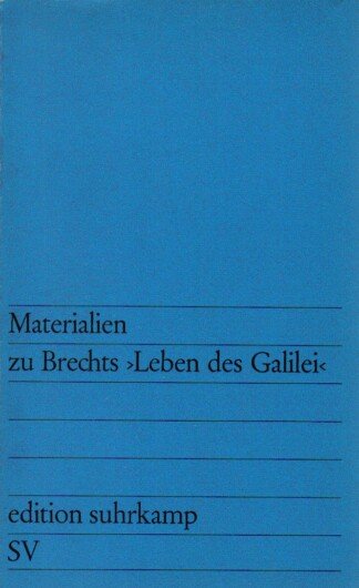 Materialien zu Brechts "Leben des Galilei"