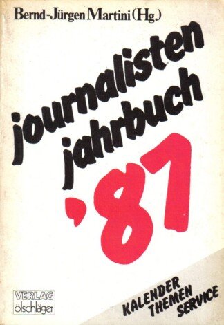 Journalisten Jahrbuch ´87