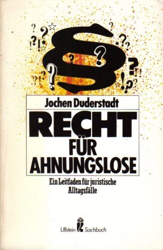 Recht für Ahnungslose.
