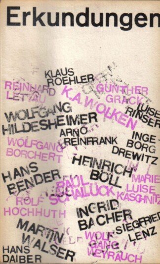 Erkundungen 19 westdeutsche Erzähler