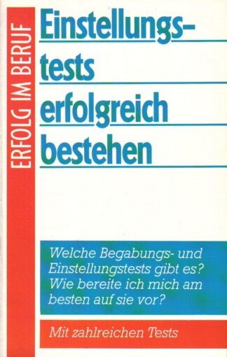 Einstellungstests erfolgreich bestehen