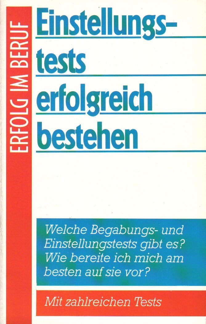 Einstellungstests erfolgreich bestehen