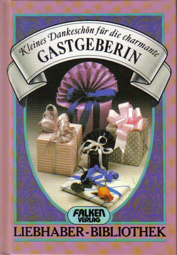 Kleines Dankeschön für die charmante Gastgeberin.