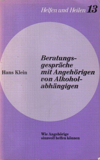 Beratungsgespräche mit Angehörigen von Alkoholabhängigen