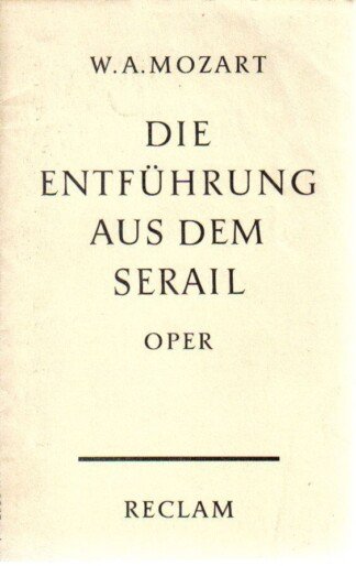 Die Entführung aus dem Serail