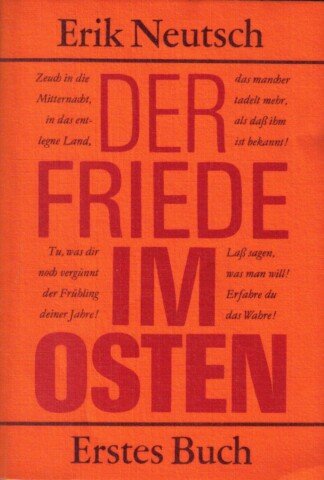 Der Friede im Osten I