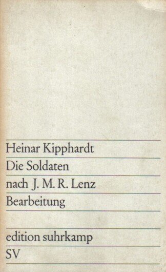 Die Soldaten - nach J. M. R. Lenz - Bearbeitung